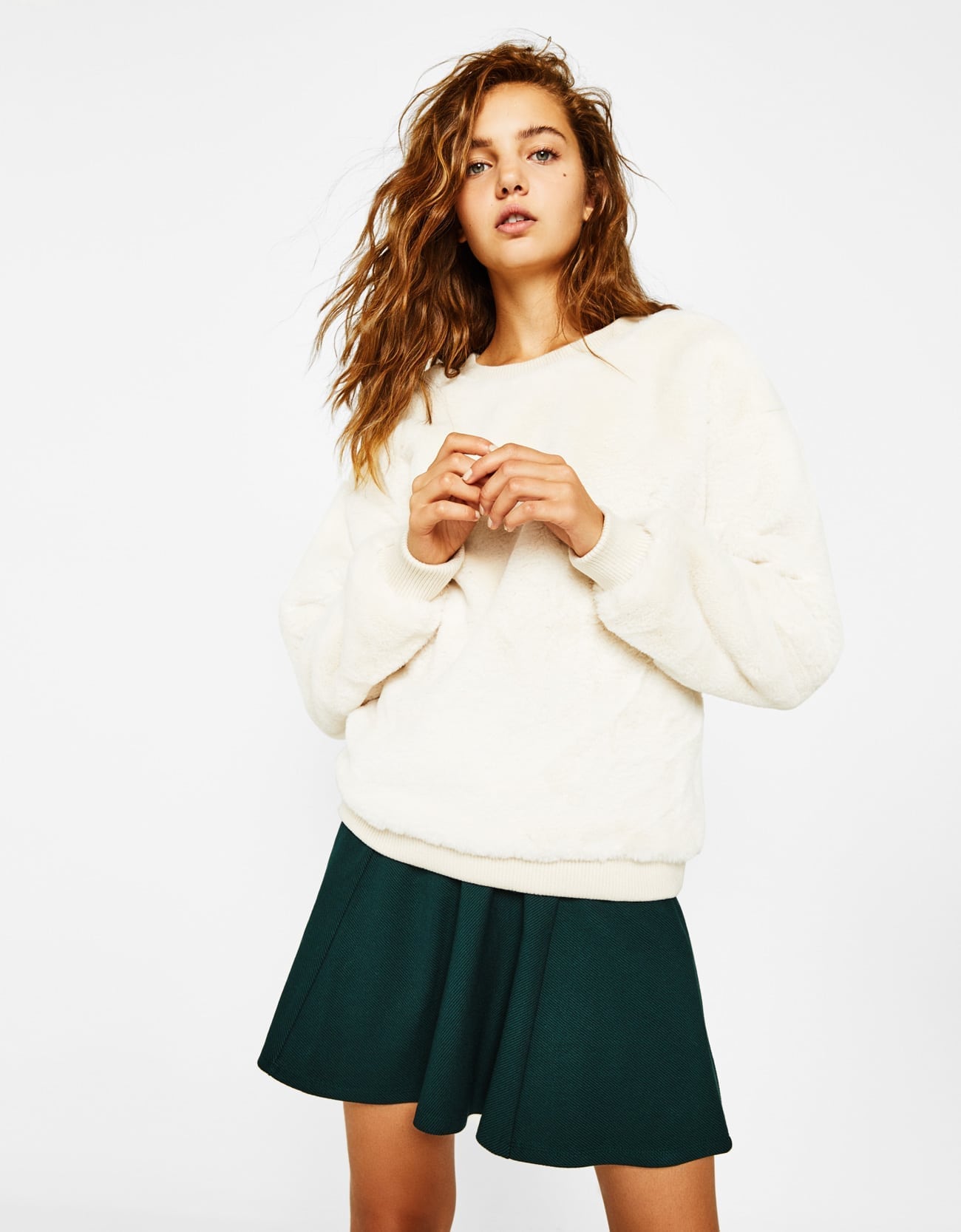 Faux Fur Sweater