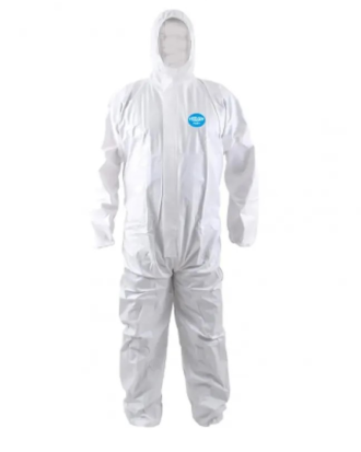 BUZO DESECHABLE CUBRE CIERRE STEELGEN PLUS + ISP BLANCO CERTIFICADO - STEELPRO