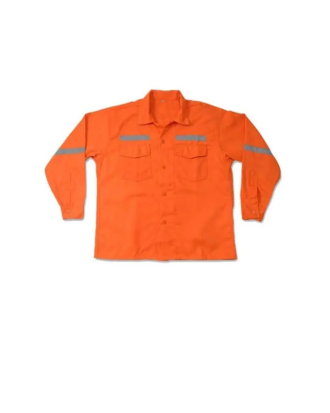 CAMISA DRILL DE TRABAJO NARANJA