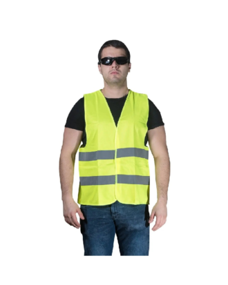 CHALECO REFLECTIVO PESADO COLOR AMARILLO - CLUTE