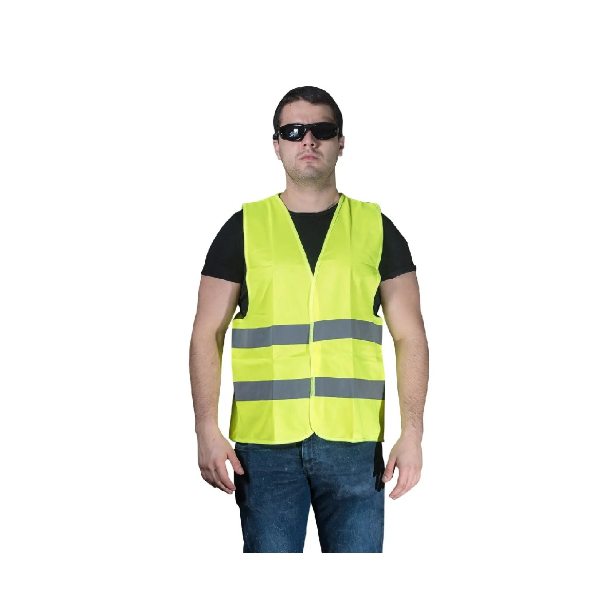 CHALECO REFLECTIVO PESADO COLOR AMARILLO - CLUTE
