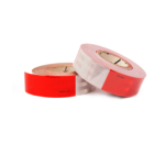 CINTA REFLECTIVA ROJO Y BLANCO 2IN X 45.7 MTR - SEGPRO