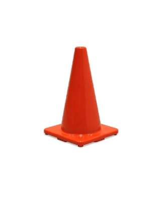 CONO DE SEGURIDAD NARANJA DE 30 CM (12")