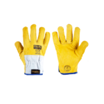 GUANTE CUERO DRIVER AMARILLO- STEELPRO