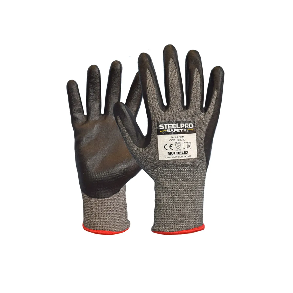 GUANTE CUT-5 NITRILO FOAM - STEELPRO