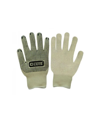 GUANTE DE HILO CPTOS DE PVC PALMA - CLUTE