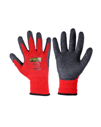 GUANTE MULTIFLEX LATEX ROJO - STEELPRO
