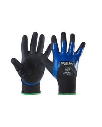 GUANTE MULTIFLEX NITRILO NITRILO SANDY - STEELPRO