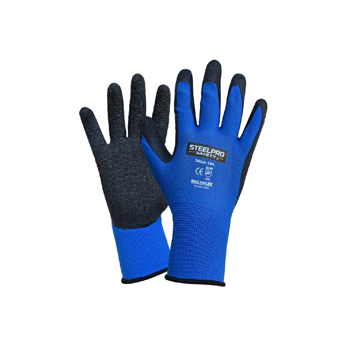 GUANTE MULTIFLEX NYLON LATEX - STEELPRO