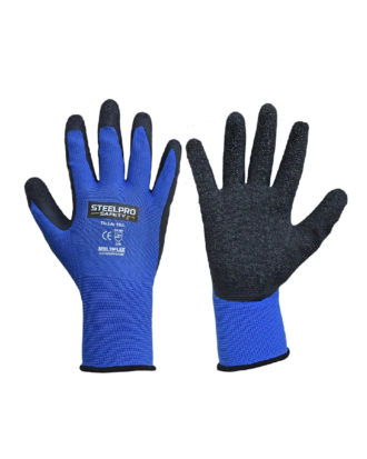 GUANTE MULTIFLEX POLIESTER LATEX - STEELPRO