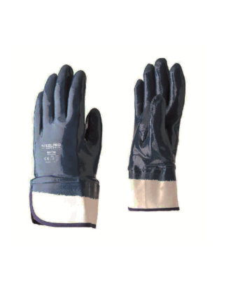 GUANTE NITRILO PUNO SEGURIDAD - STEELPRO