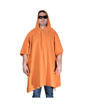 PONCHO PVC NARANJA - CLUTE