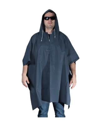 PONCHO PVC AZUL - CLUTE