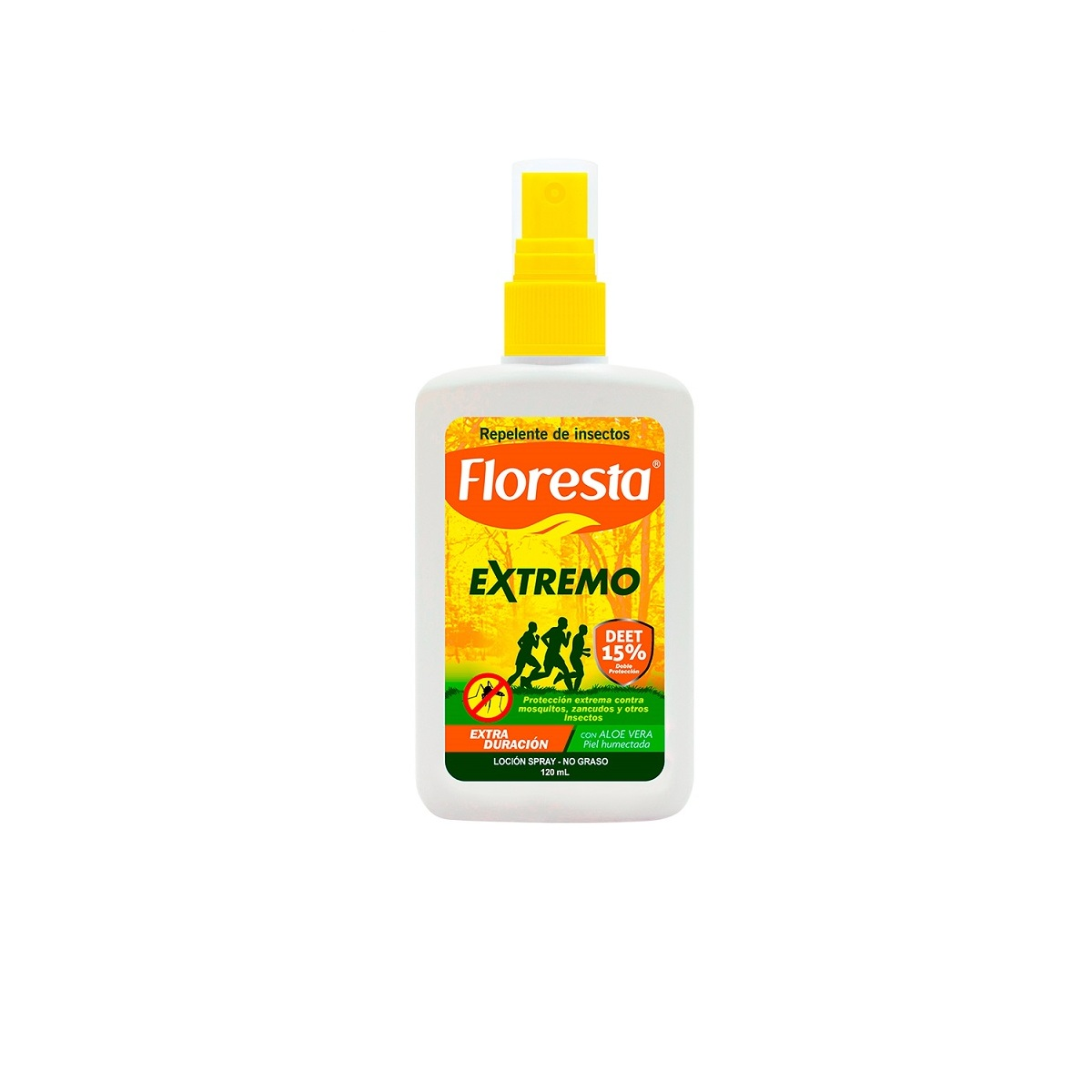 REPELENTE EXTREMO 15% DEET 120ML LOCION - FLORESTA