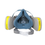 RESPIRADOR DE SILICONA MEDIA CARA CON DOBLE VALVULA + CARTUCHO SP6003 - SEGPRO