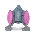 RESPIRADOR DE SILICONA MEDIA CARA CON DOBLE VALVULA + FILTRO SP2097 - SEGPRO