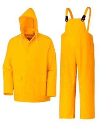 TRAJE AMARILLO DE PVC - STEELPRO